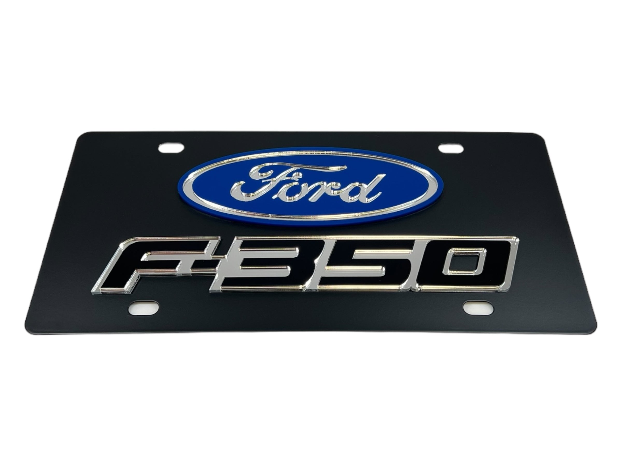 2009 Ford F-350 Carbon steel License Plate