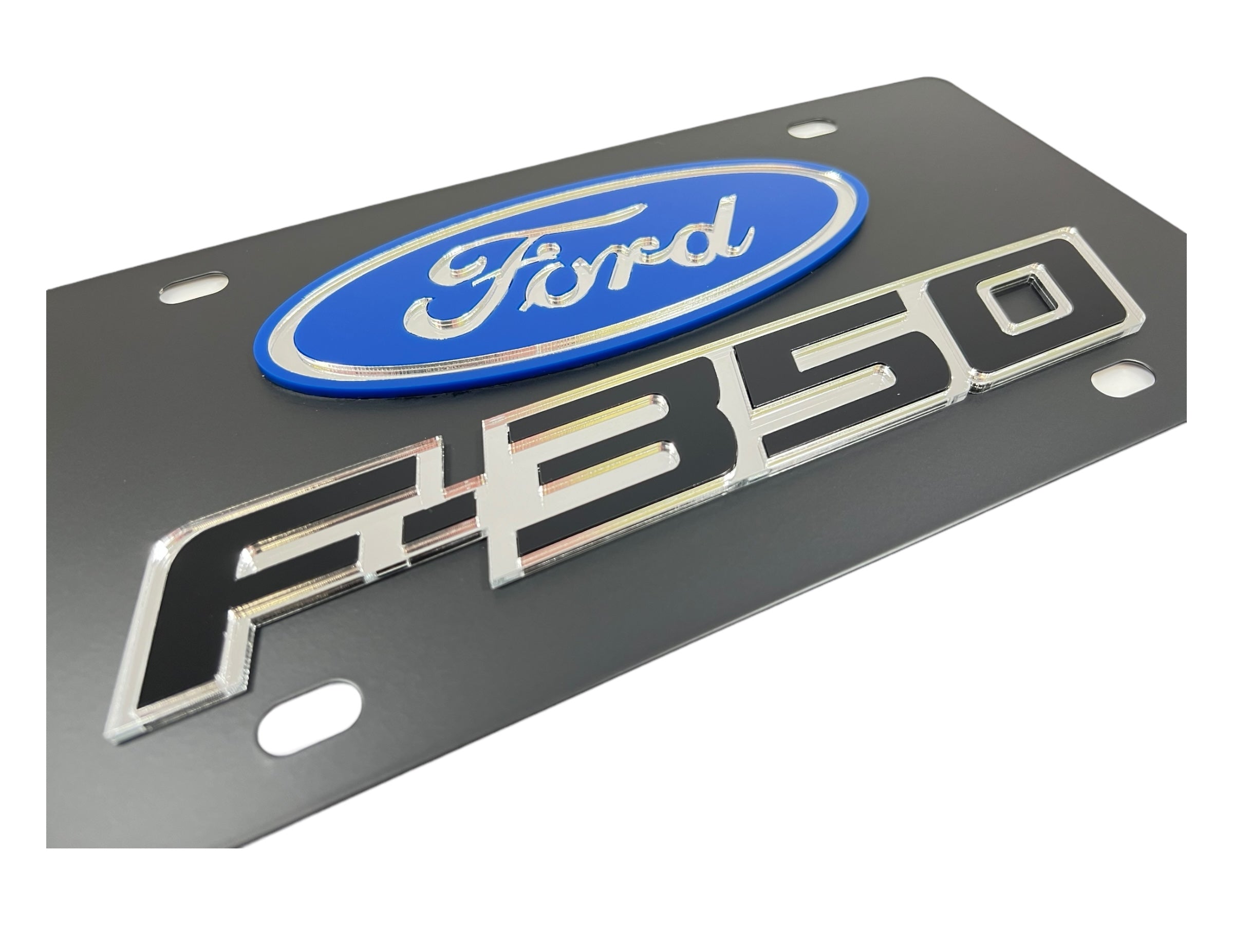 2009 Ford F-350 Carbon steel License Plate