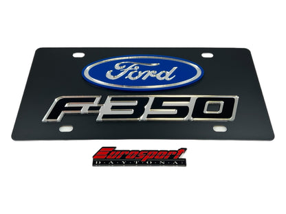 2009 Ford F-350 Carbon steel License Plate