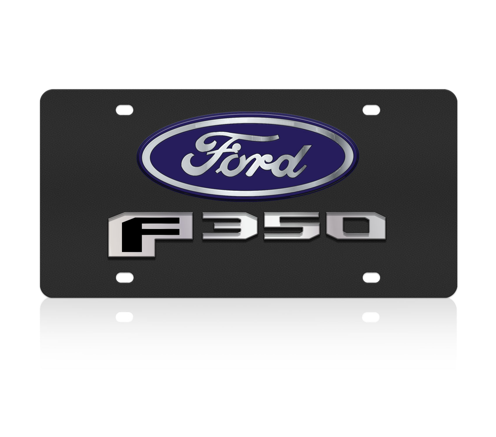 2017 Ford F-350 Carbon Steel License Plate