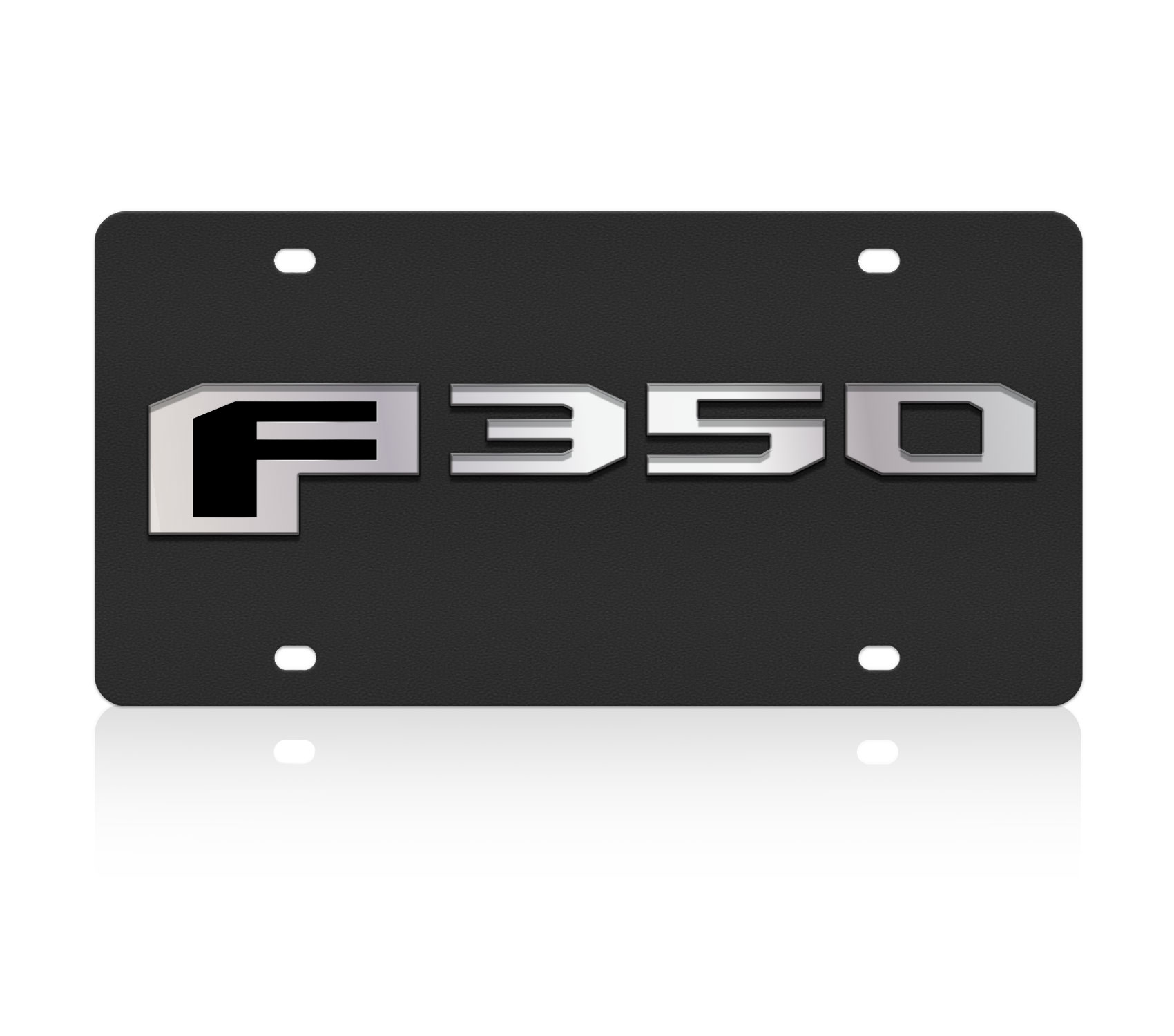 2017 Ford F-350 Carbon Steel License Plate