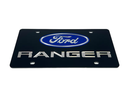 2019 Ford Ranger Carbon Steel License Plate