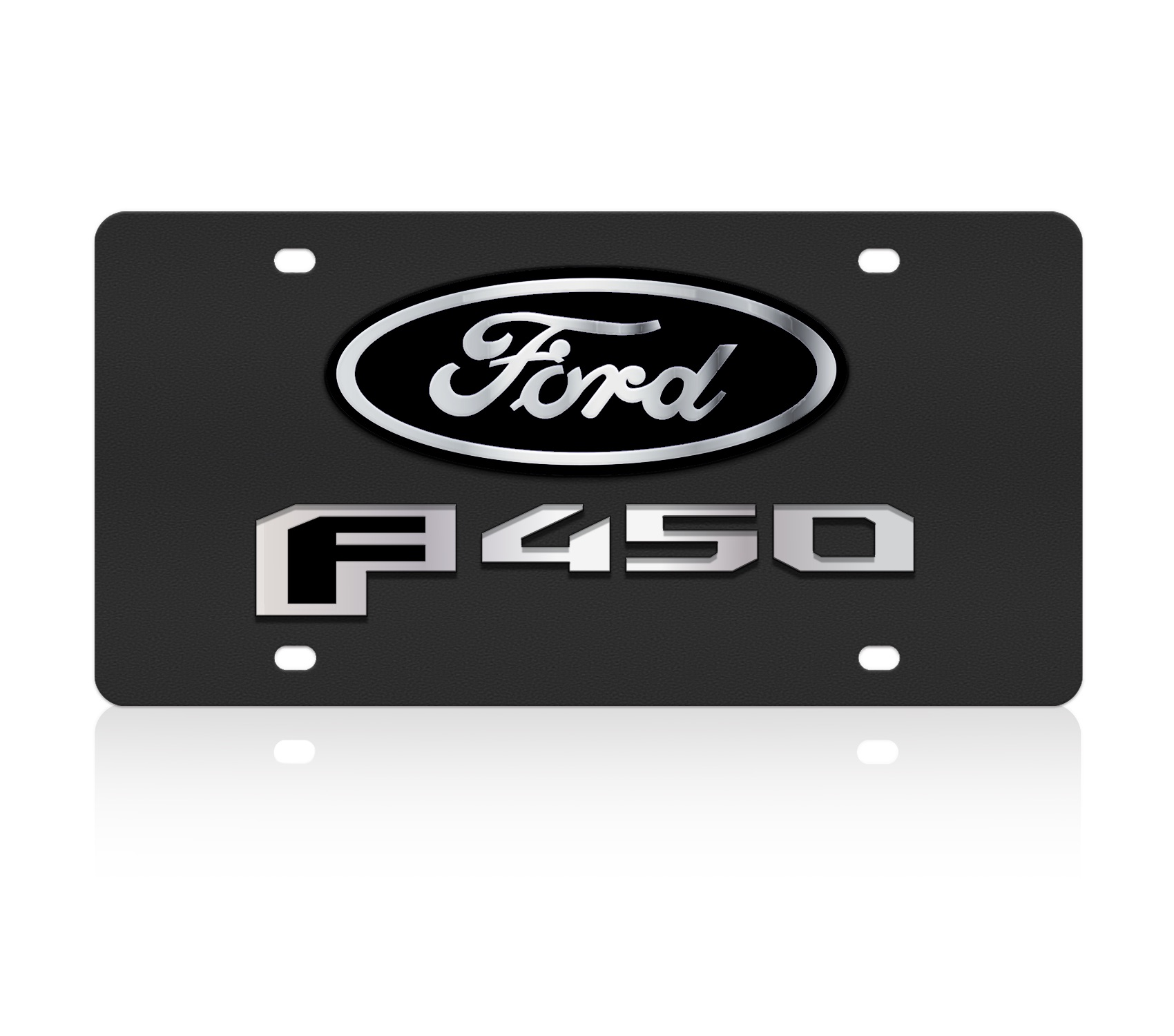 2015 Ford F-450 Carbon Steel License Plate