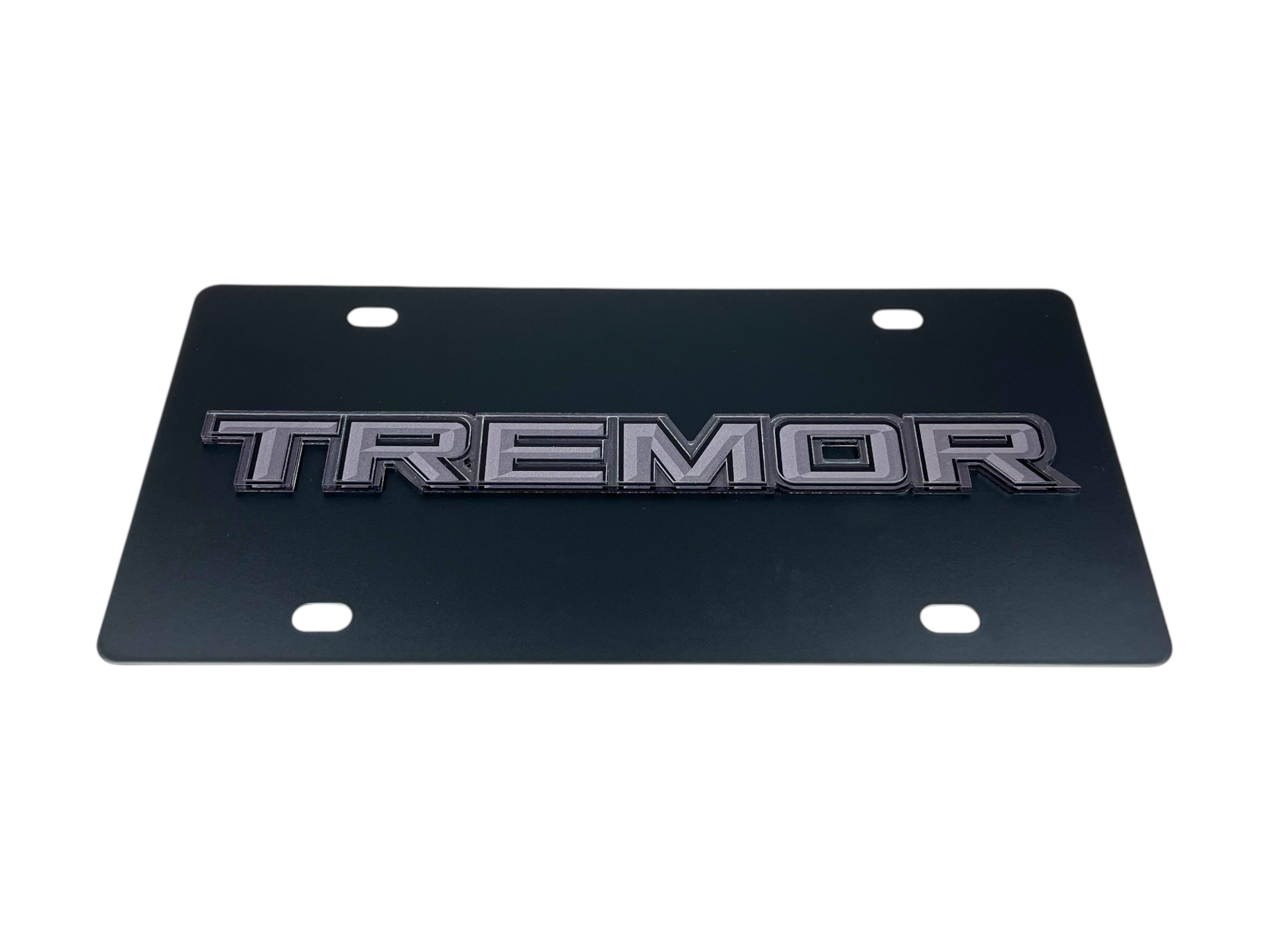 Ford Tremor Blacked Out Carbon Steel License Plate