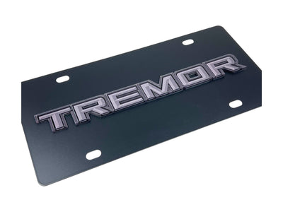 Ford Tremor Blacked Out Carbon Steel License Plate