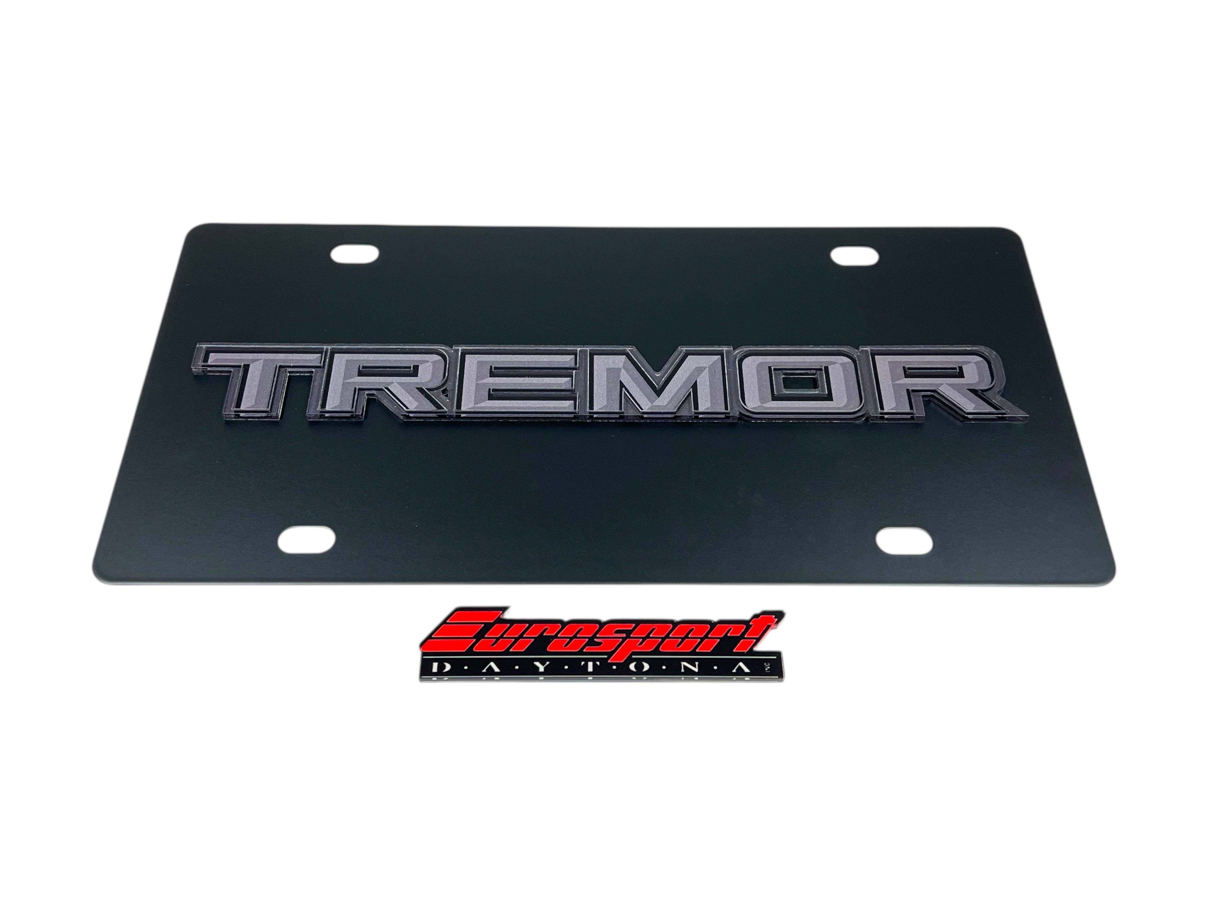 Ford Tremor Blacked Out Carbon Steel License Plate