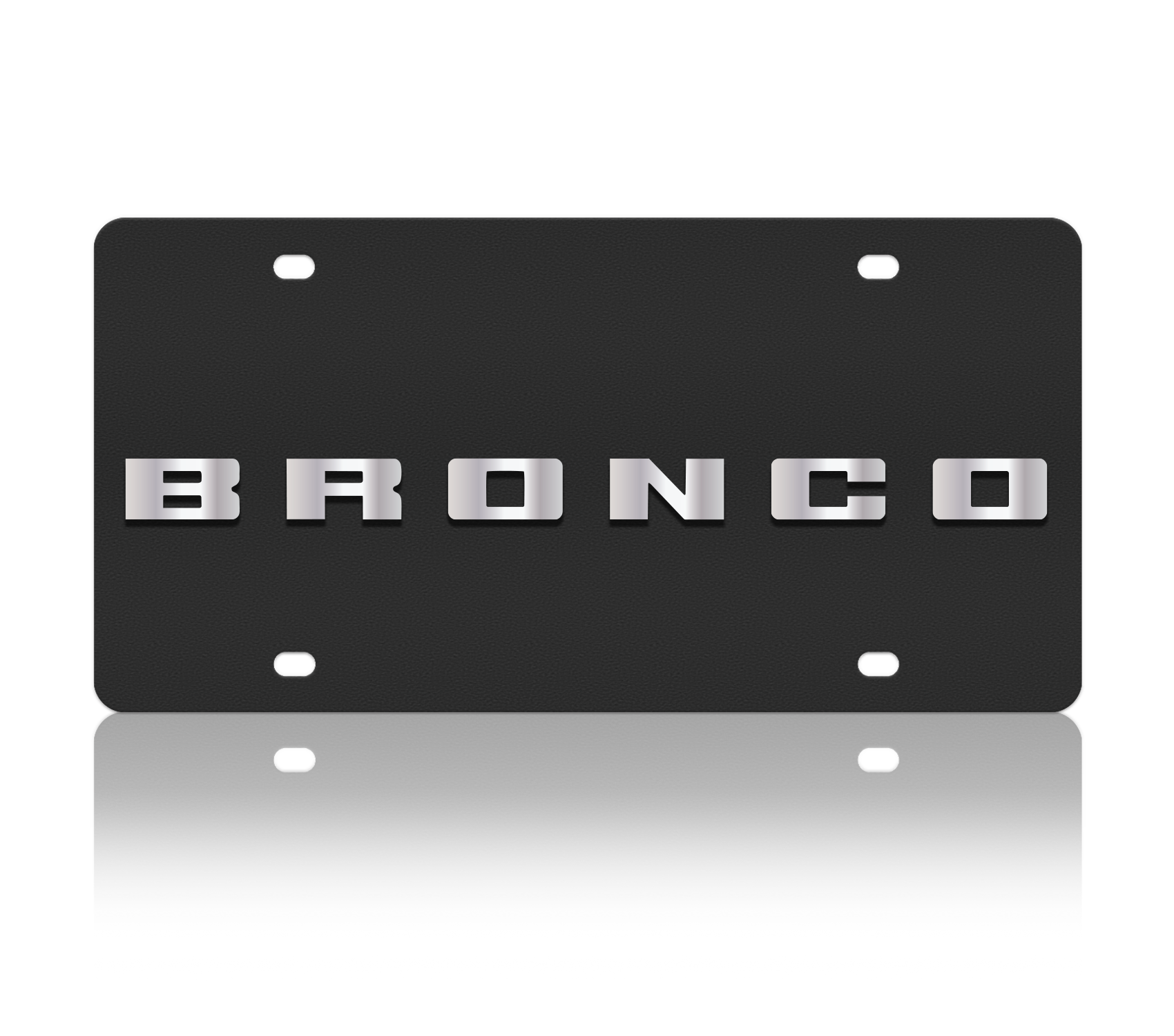 Ford Bronco Carbon Steel license Plate