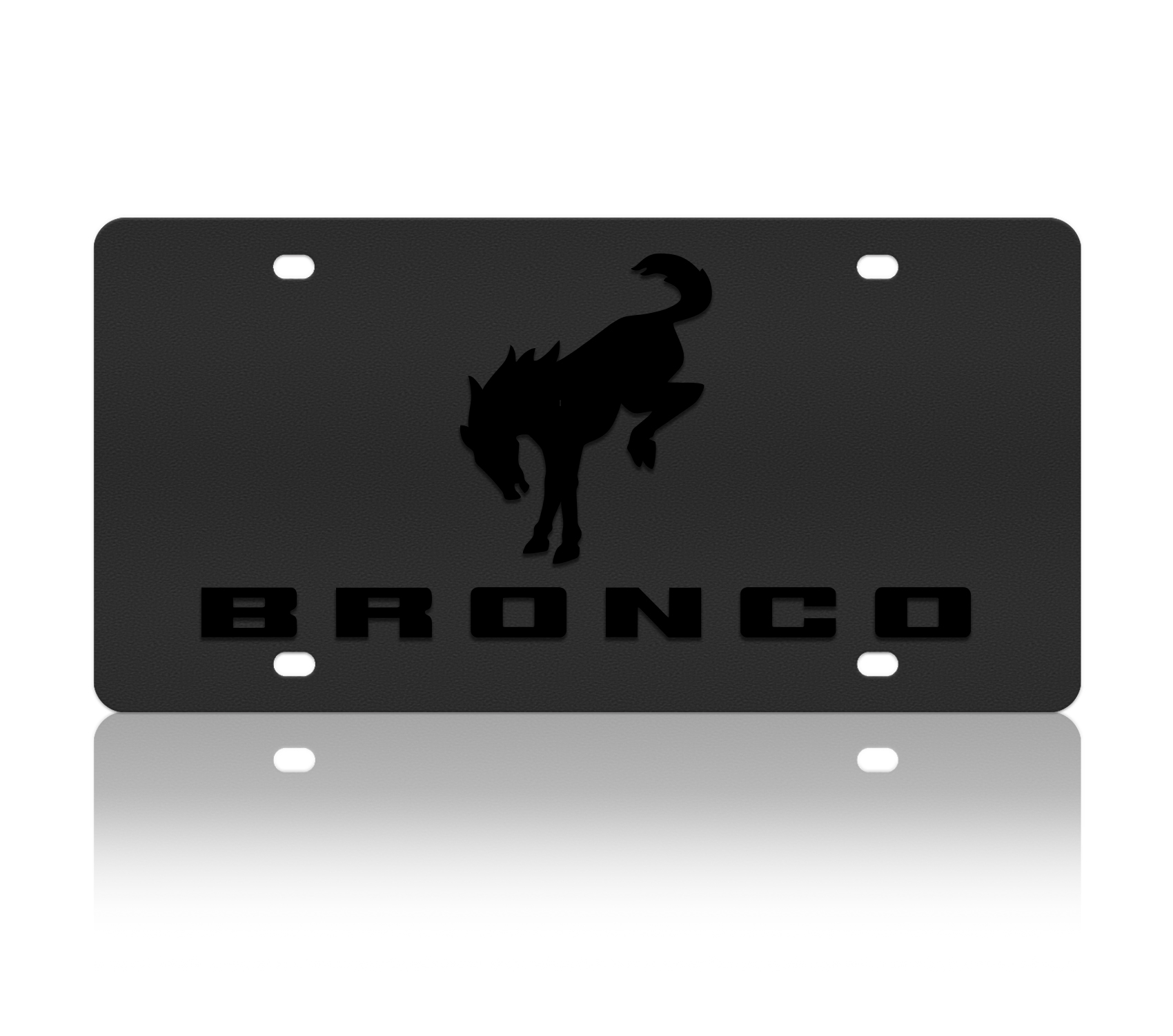 Ford Bronco Carbon Steel license Plate