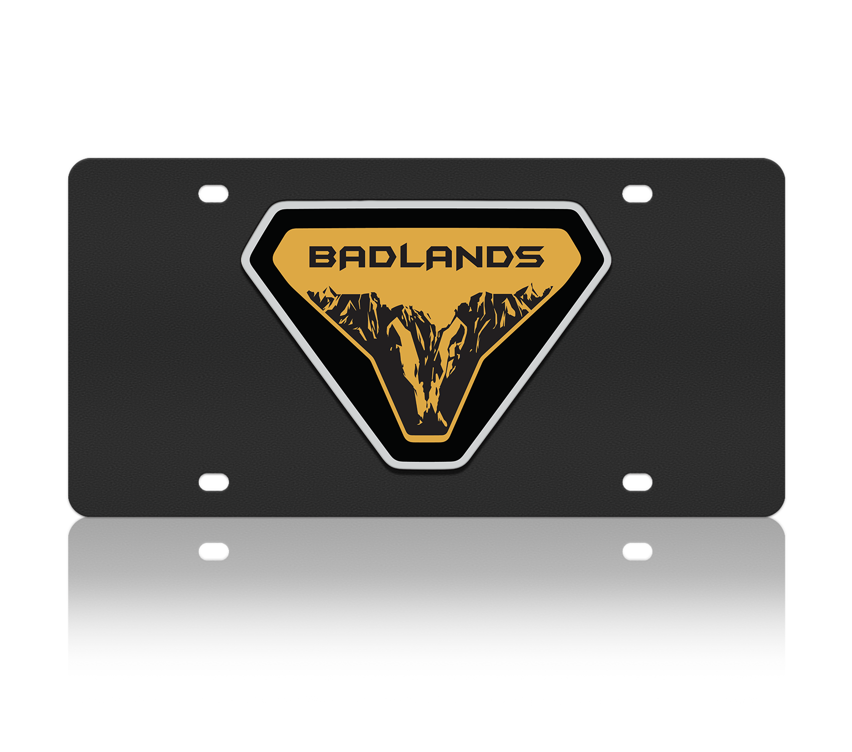 Ford Badlands Carbon Steel License Plate