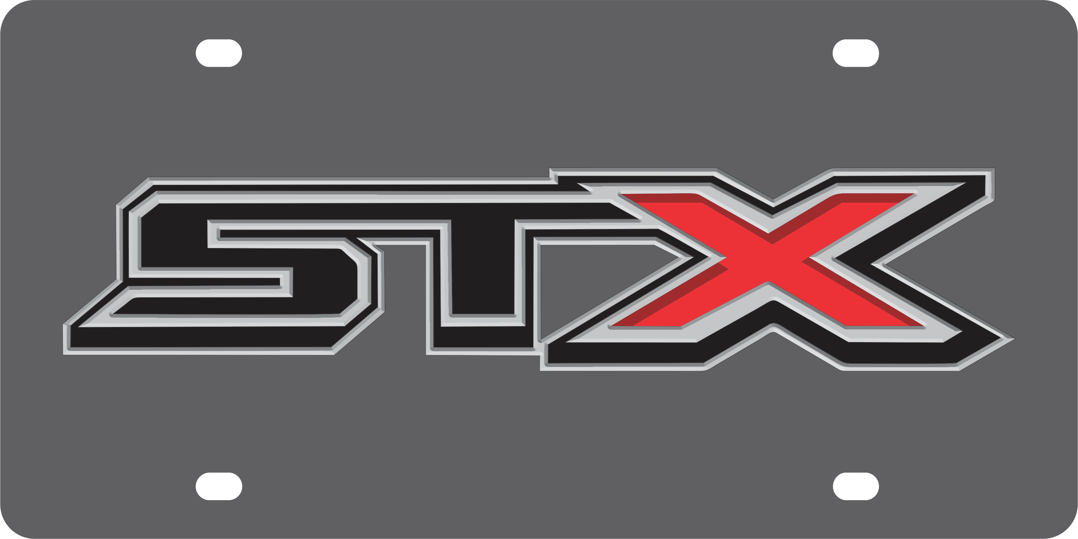 Ford F-150 STX Carbon Steel License Plate