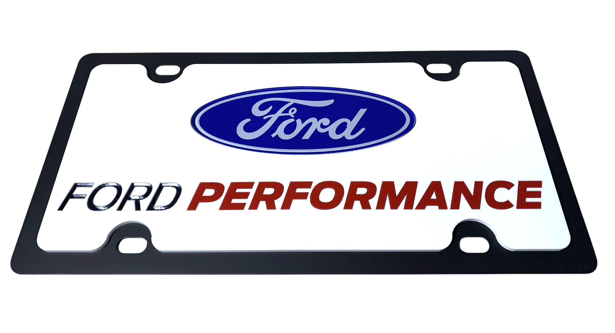 Ford Performance Carbon Steel License Plate