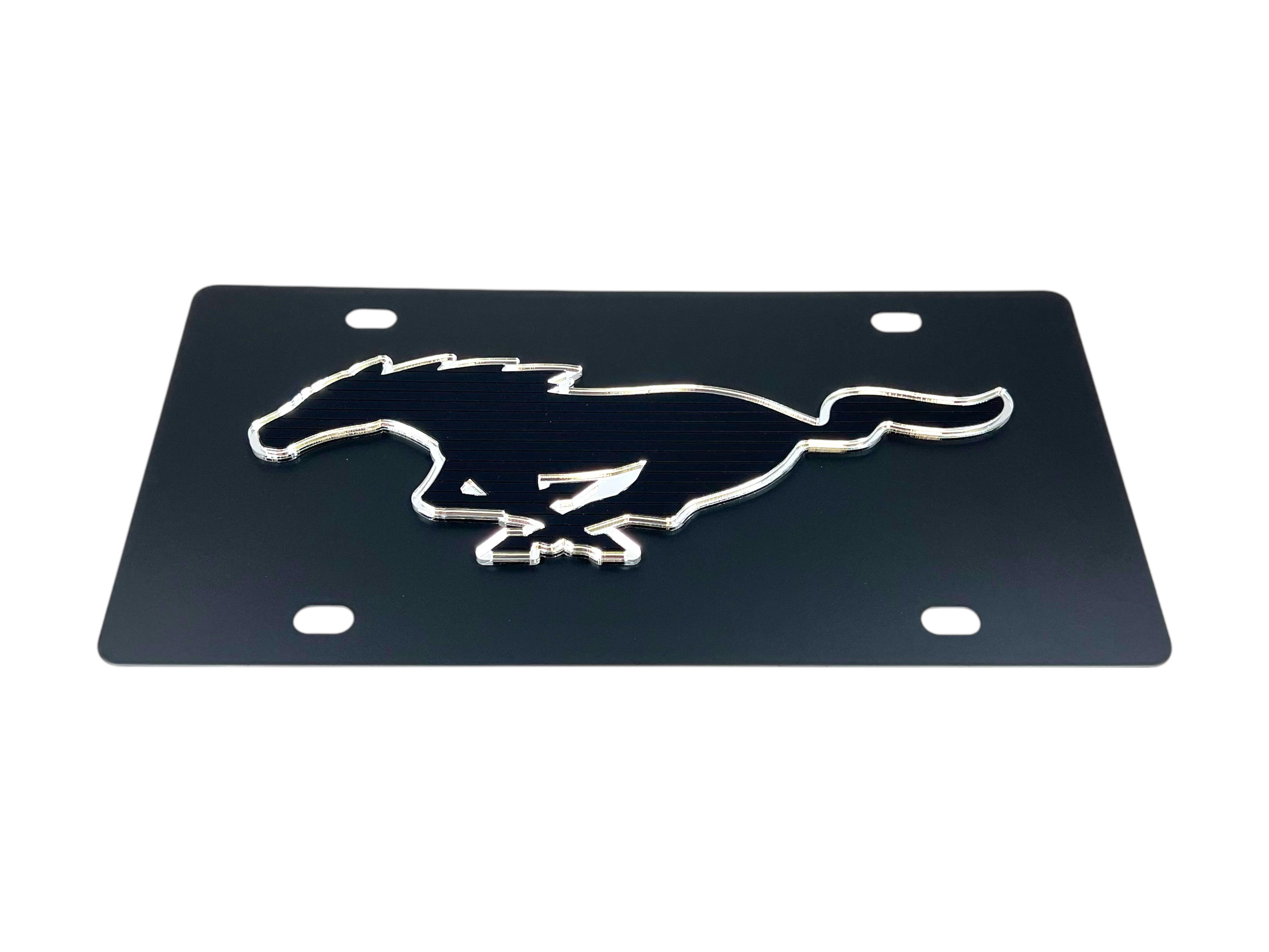 Ford Mustang Mach-E Carbon Steel License Plate
