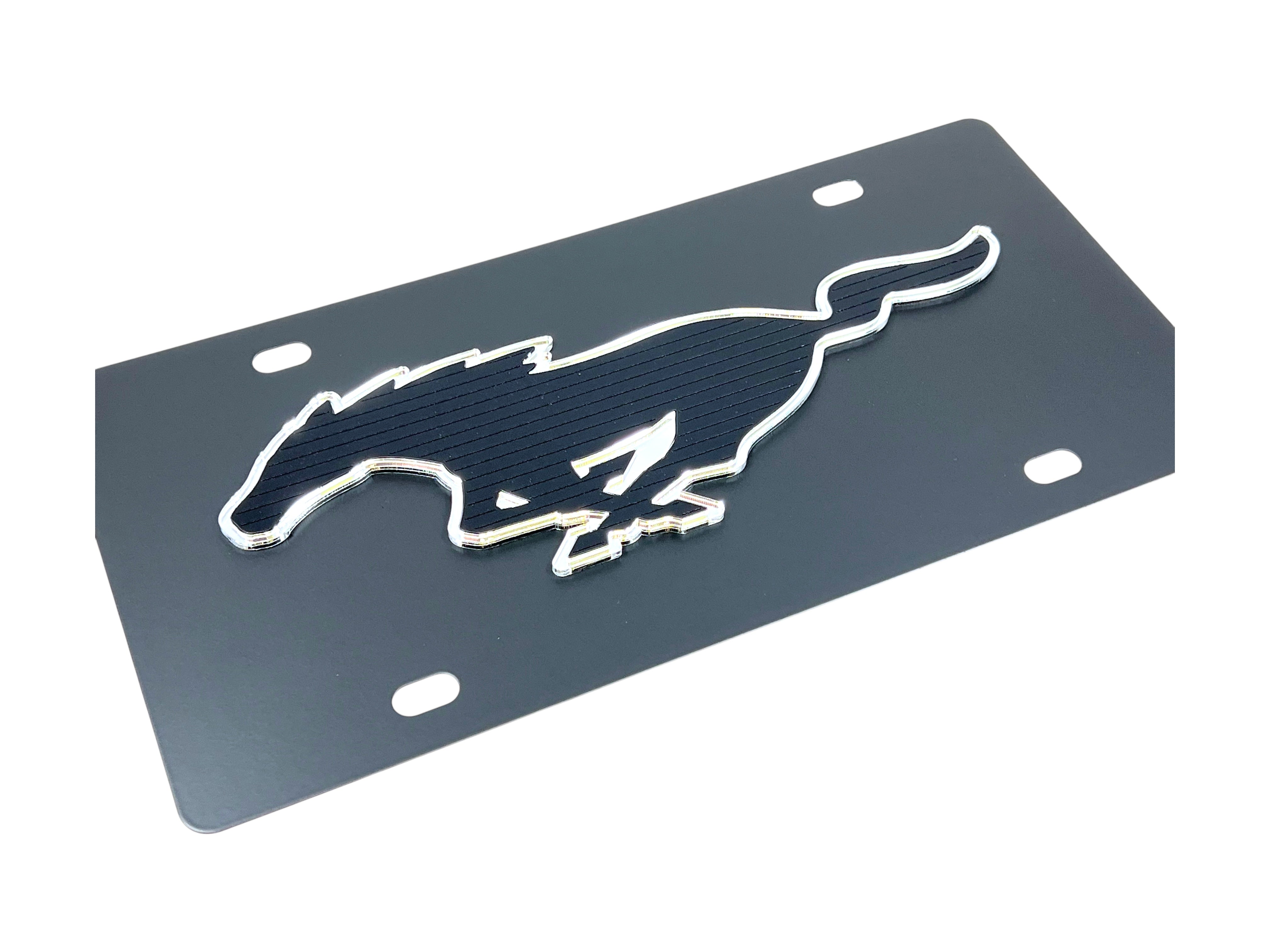 Ford Mustang Mach-E Carbon Steel License Plate