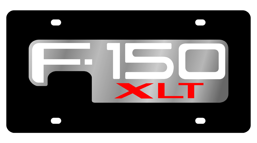 Ford F-150 XLT Carbon Steel License Plate