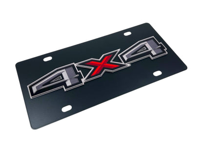 Ford 4X4 Carbon Steel License Plate