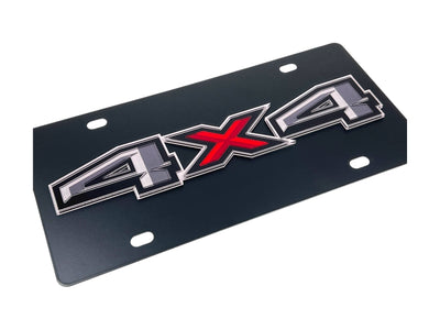 Ford 4X4 Carbon Steel License Plate