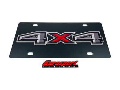 Ford 4X4 Carbon Steel License Plate