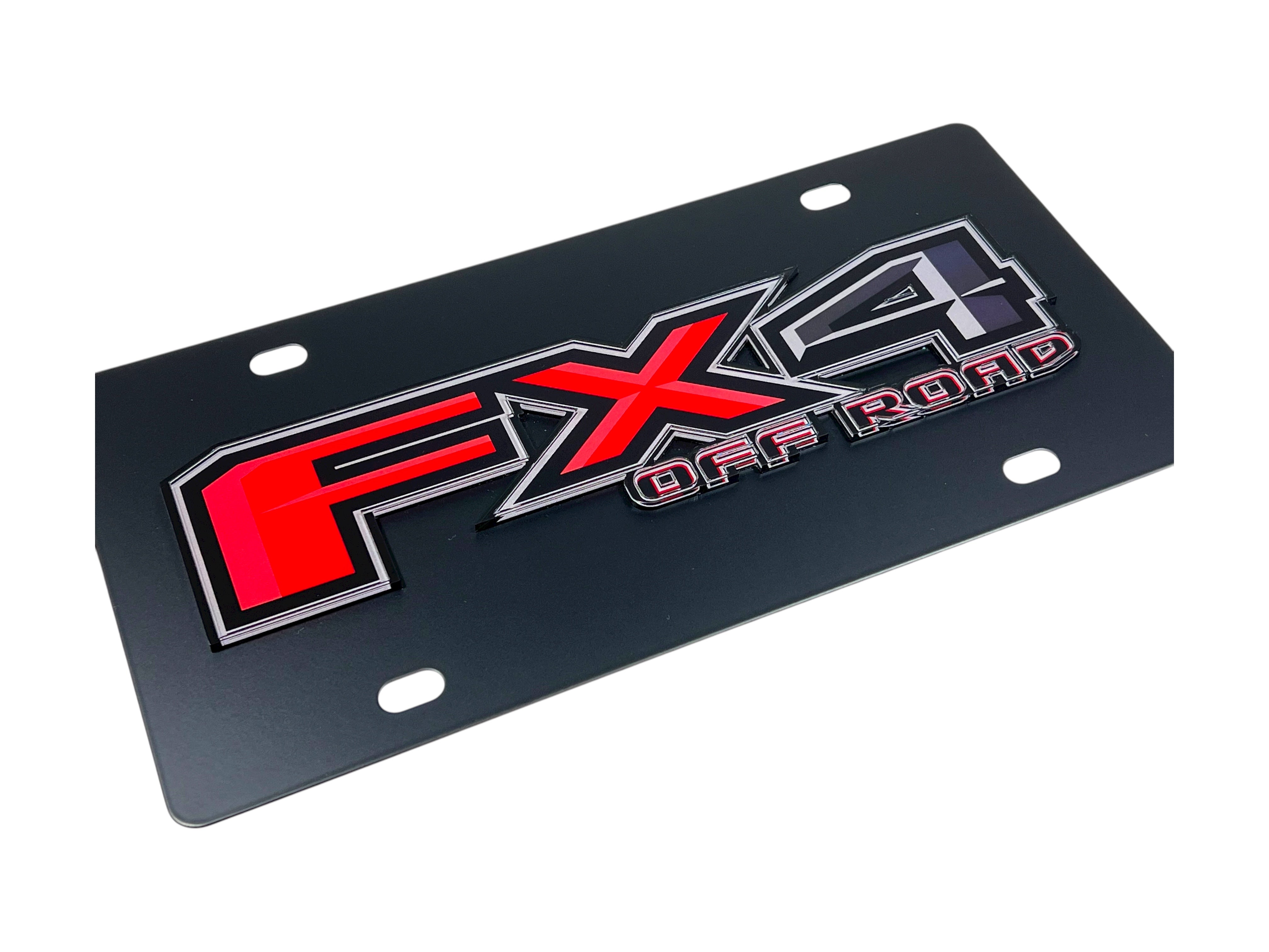 Ford FX4 Carbon Steel License Plate