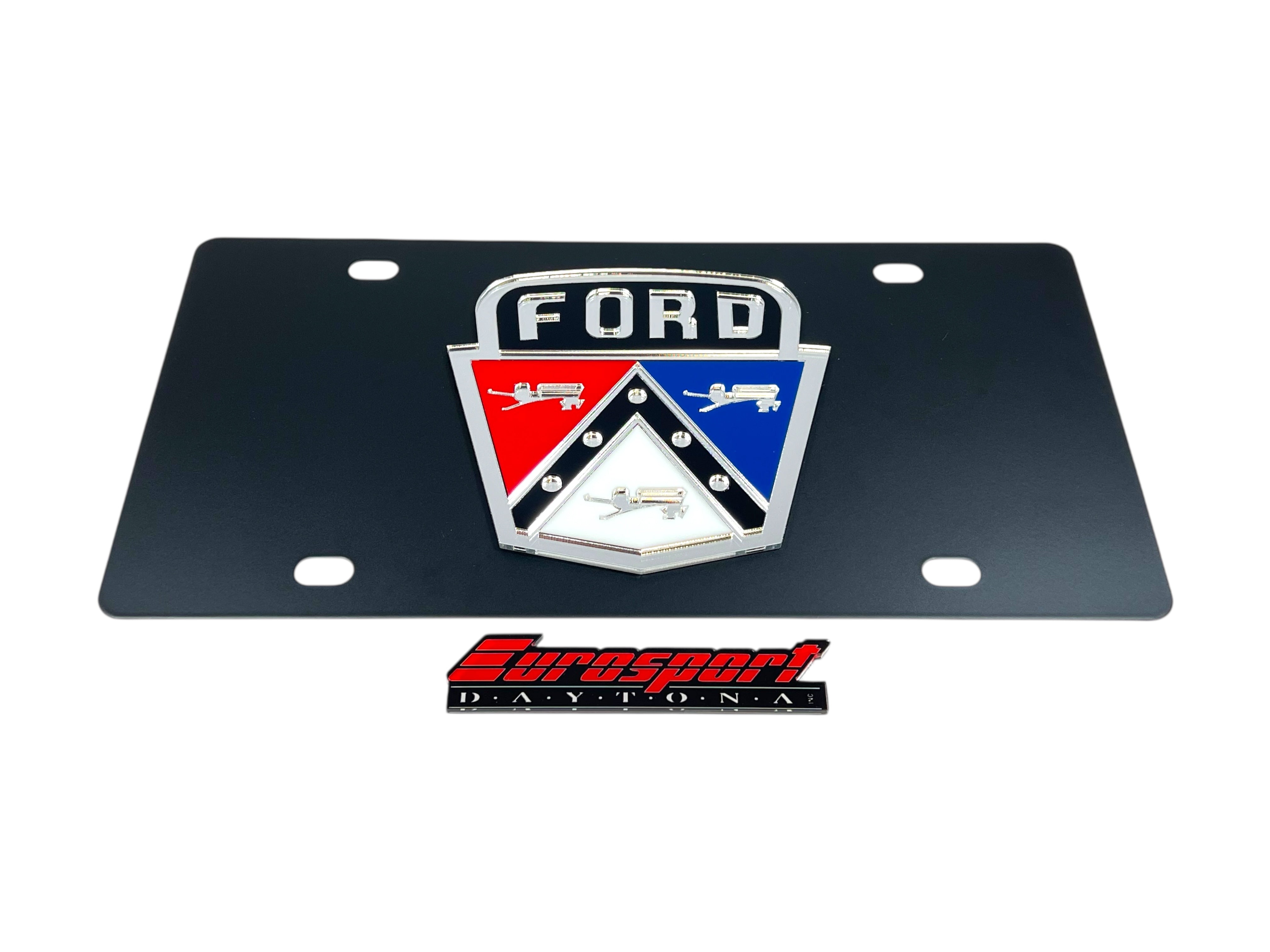 Ford Retro Carbon Steel License Plate Frame
