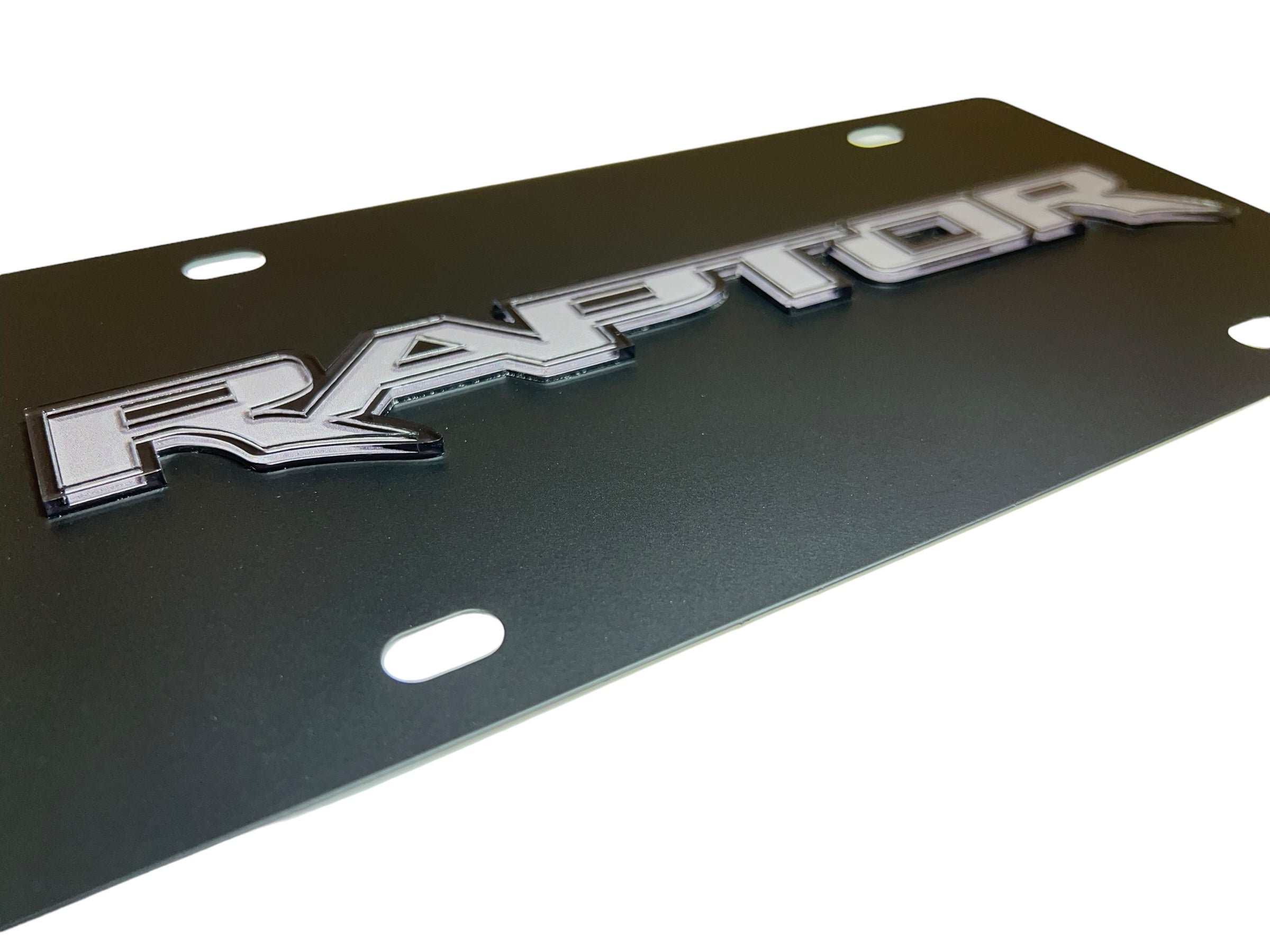 Ford Raptor Carbon Steel License Plate