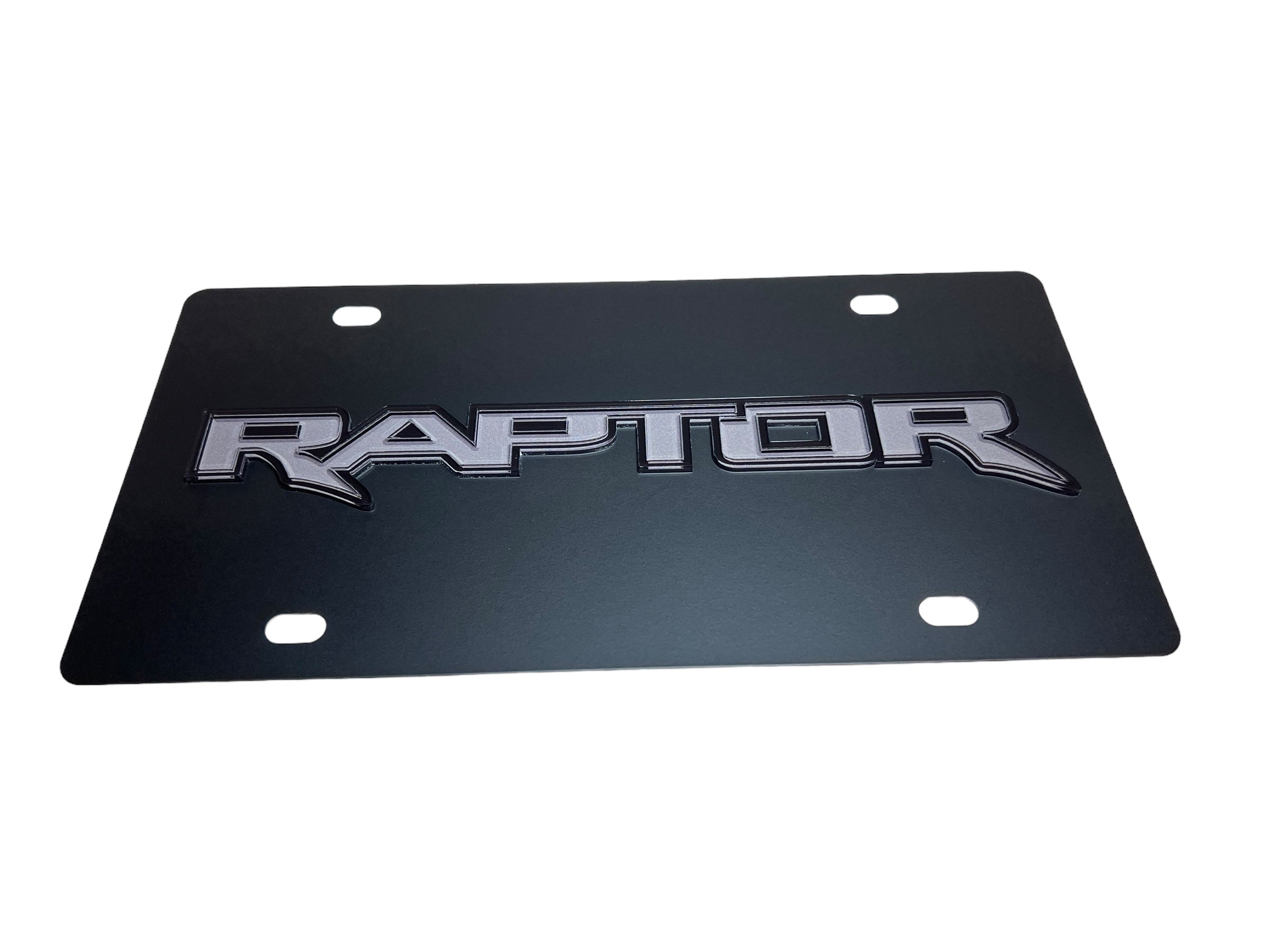 Ford Raptor Carbon Steel License Plate