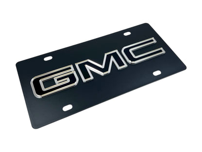 GMC Carbon Steel License Plate
