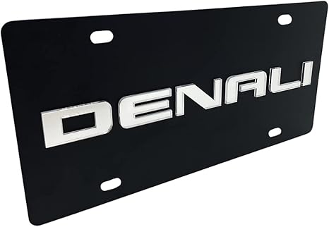 2019 Denali Carbon Steel License Plate