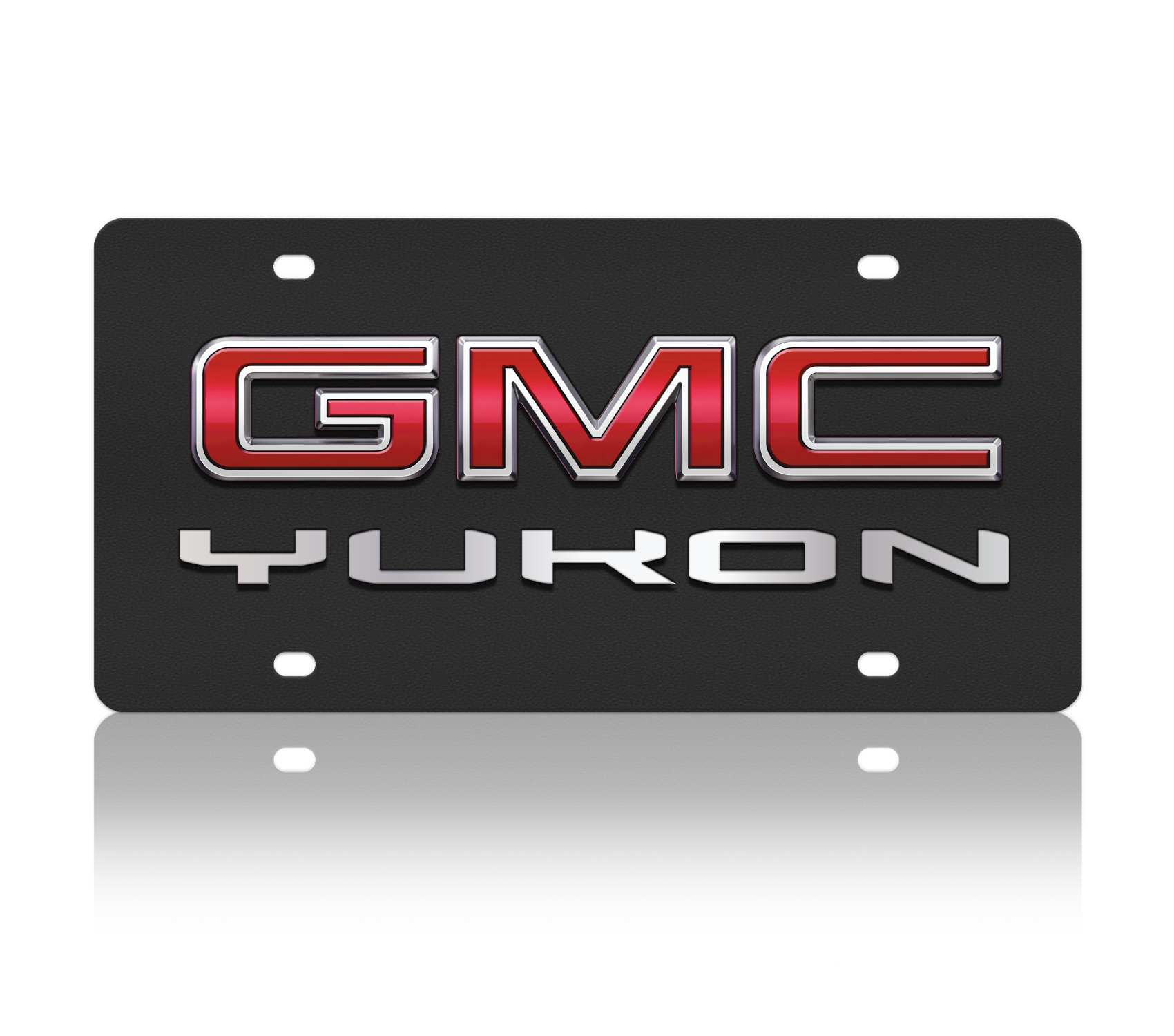 2019 GMC Yukon Carbon Steel License Plate