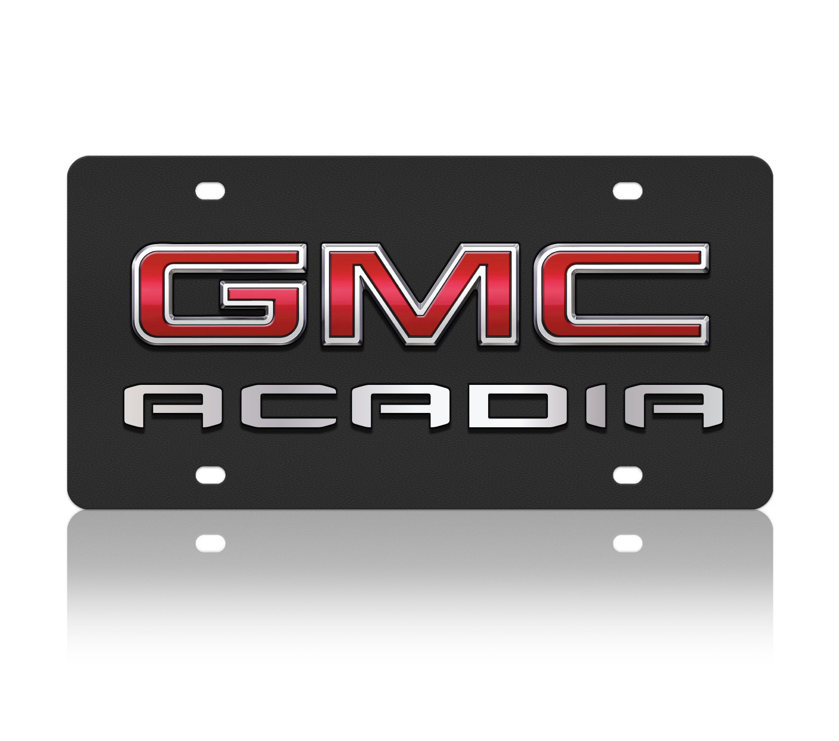 2019 GMC Acadia Carbon Steel License Plate