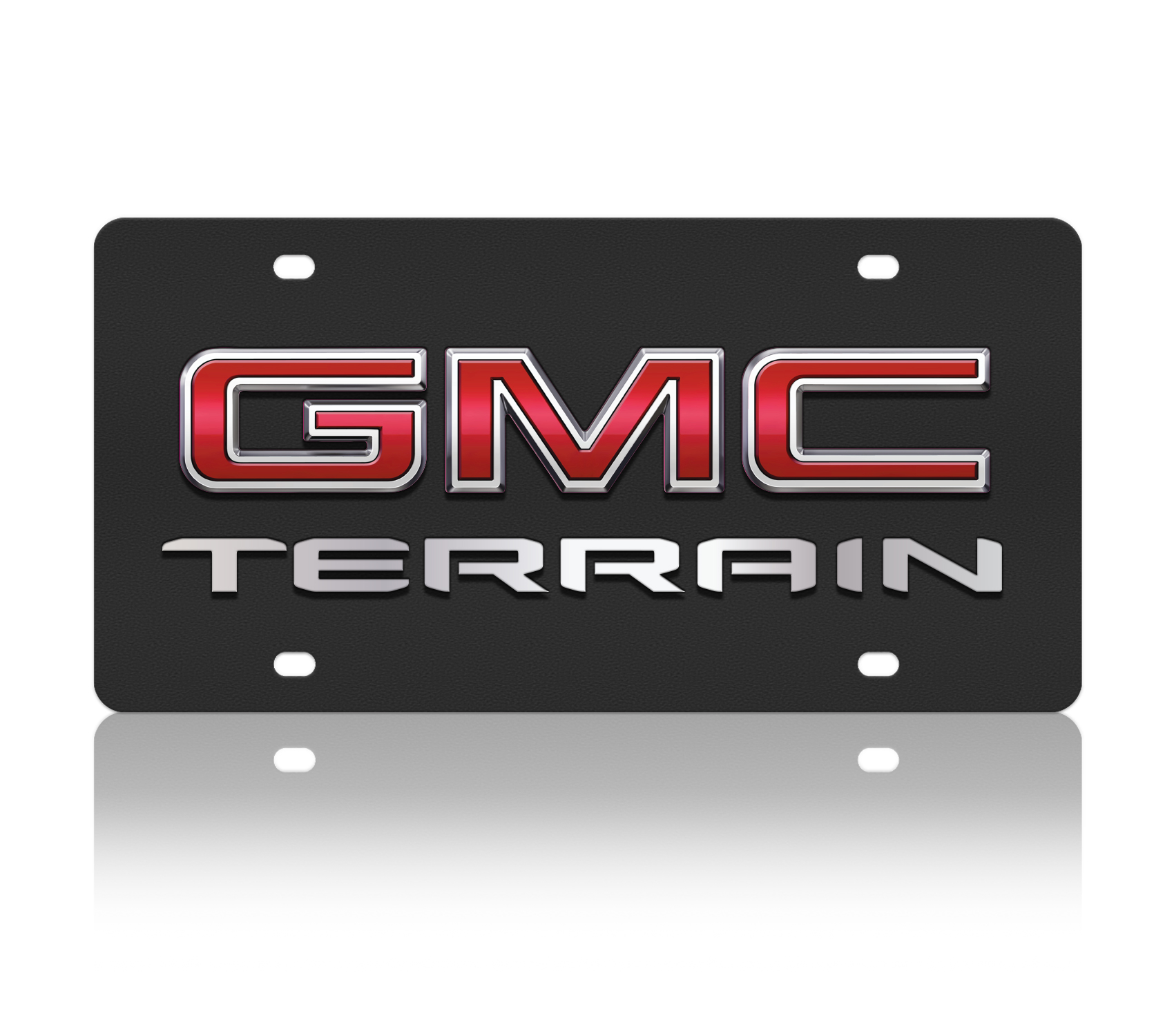 2019 GMC Terrain Carbon Steel License Plate