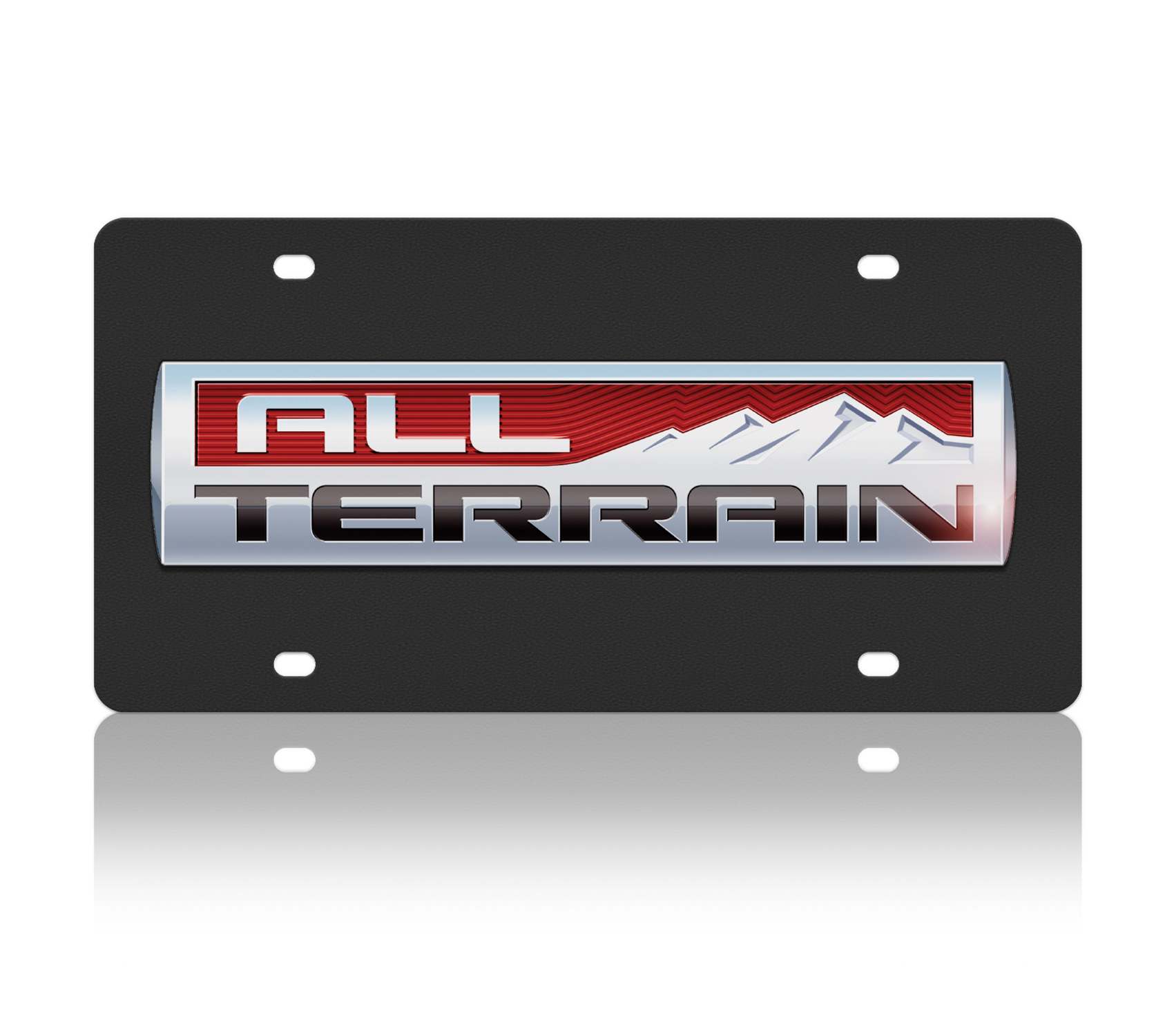 2019 GMC All Terrain Carbon Steel License Plate