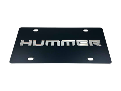 Hummer Carbon Steel License Plate