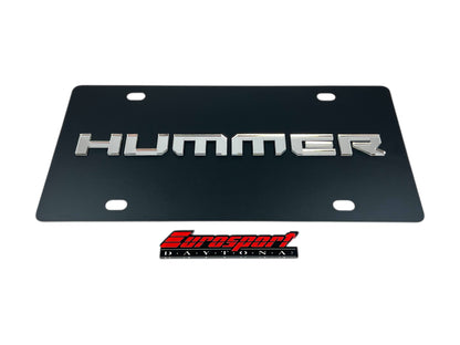 Hummer Carbon Steel License Plate