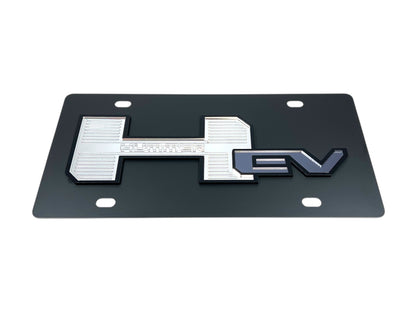 Hummer EV Carbon Steel License Plate