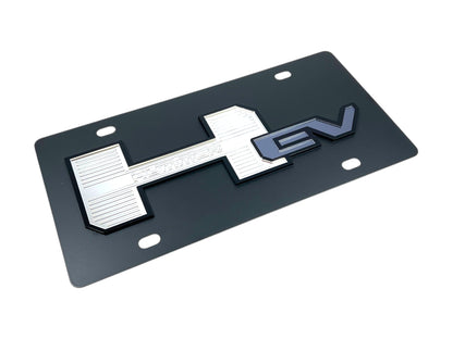 Hummer EV Carbon Steel License Plate