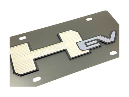 Hummer EV Carbon Steel License Plate