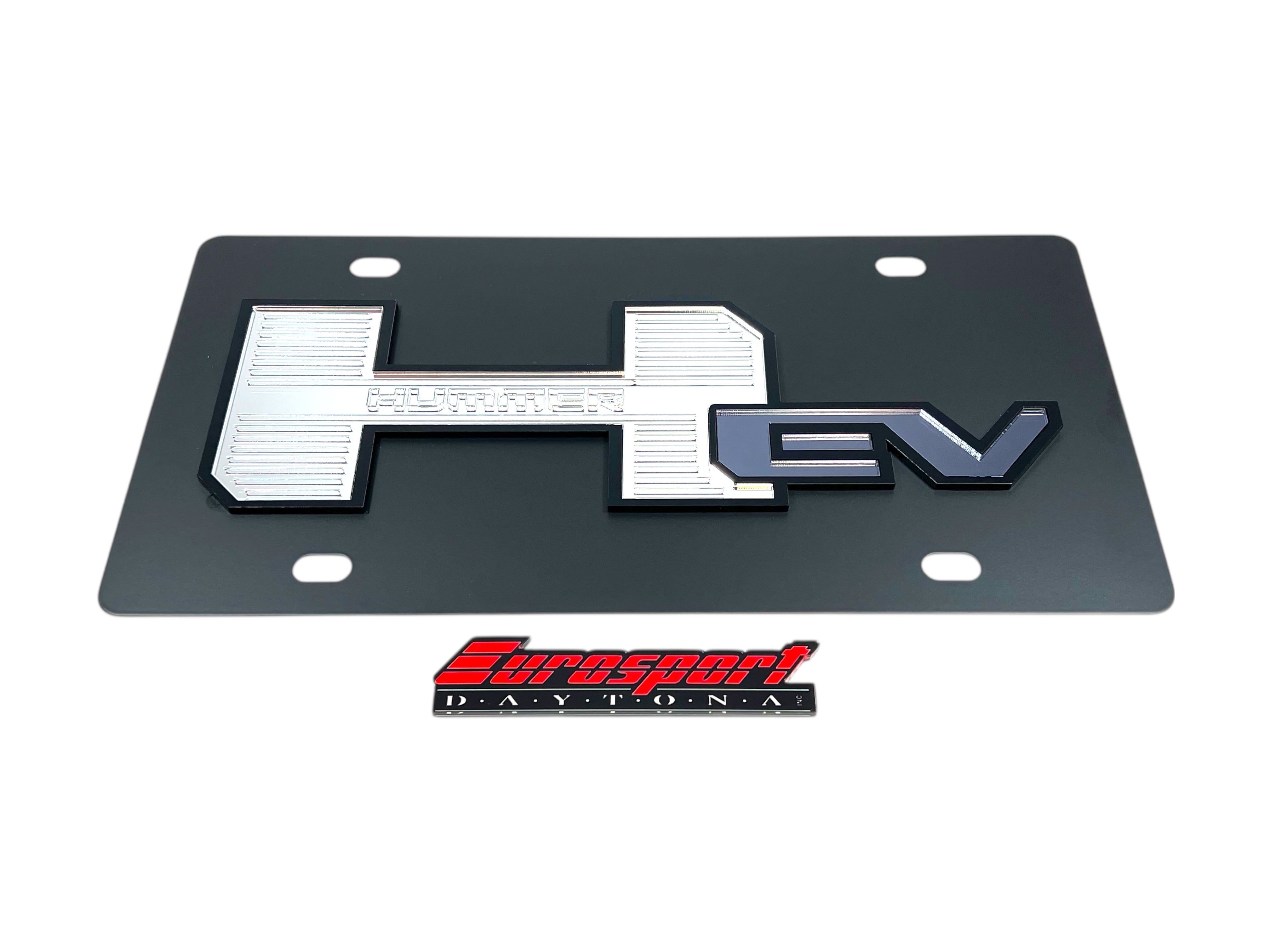 Hummer EV Carbon Steel License Plate