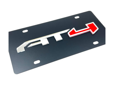 GMC AT4 Carbon Steel License Plate