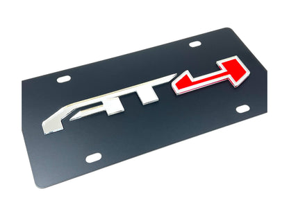 GMC AT4 Carbon Steel License Plate