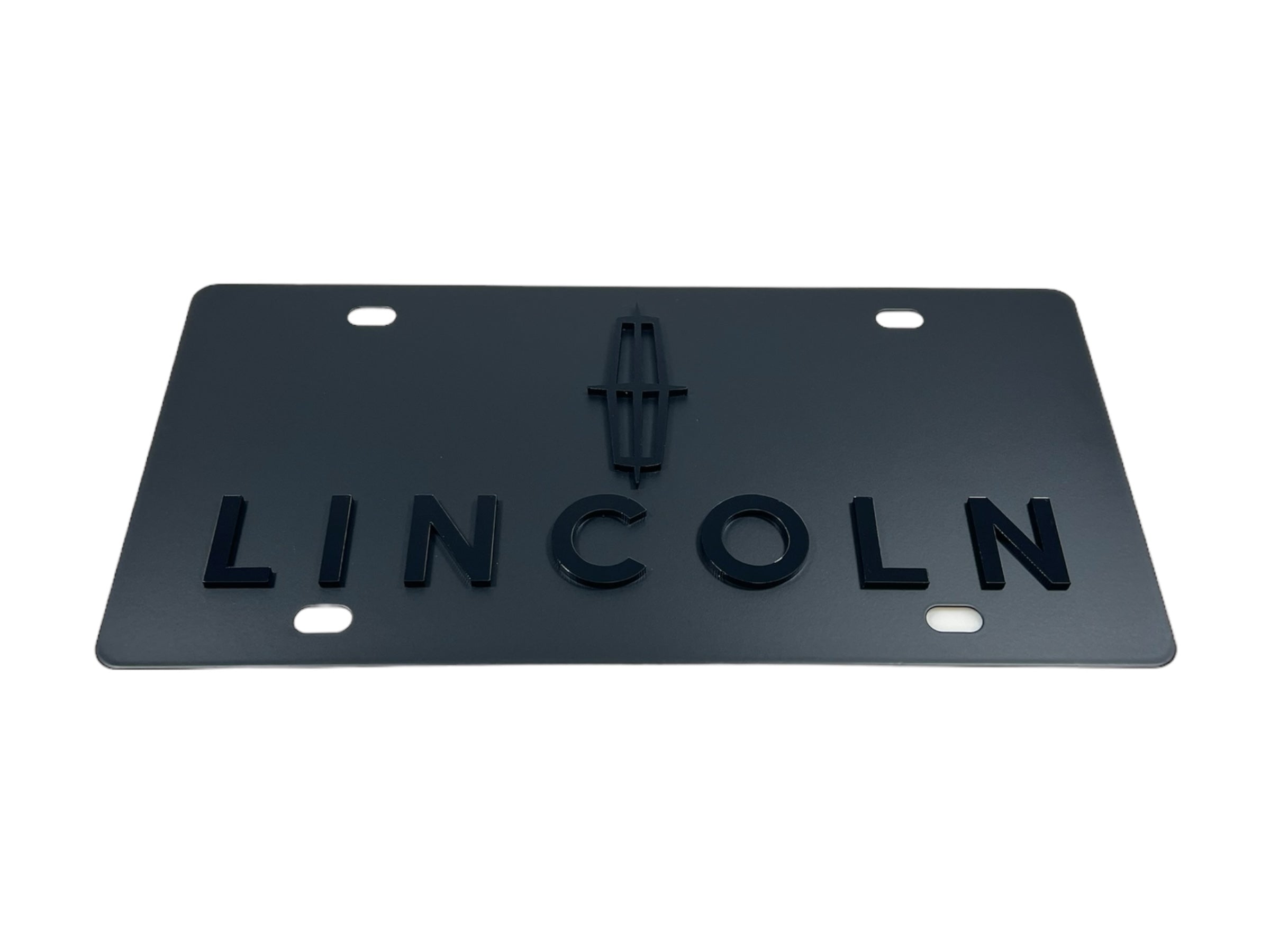 Lincoln Carbon Steel License Plate