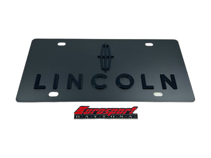 Lincoln Carbon Steel License Plate