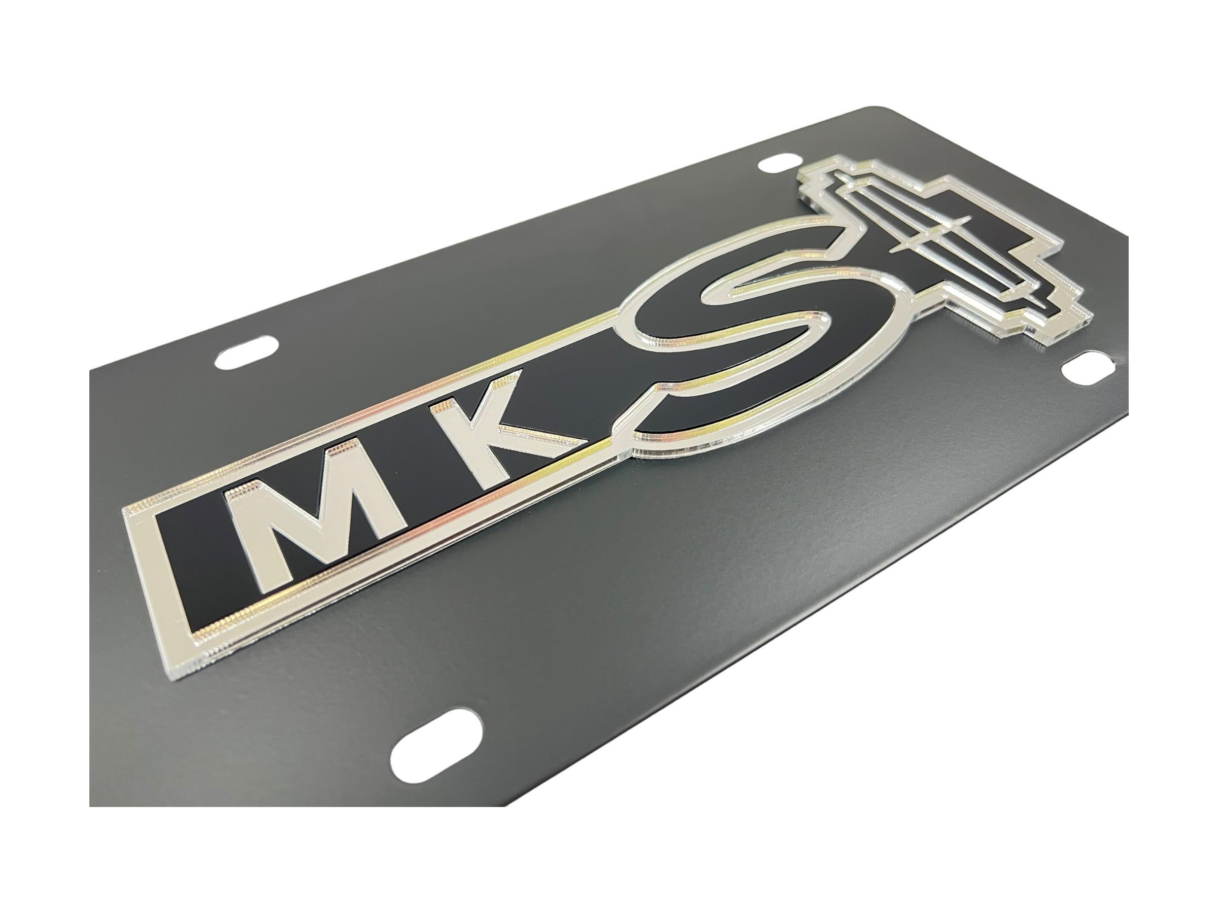 Lincoln MKS Carbon Steel License Plate