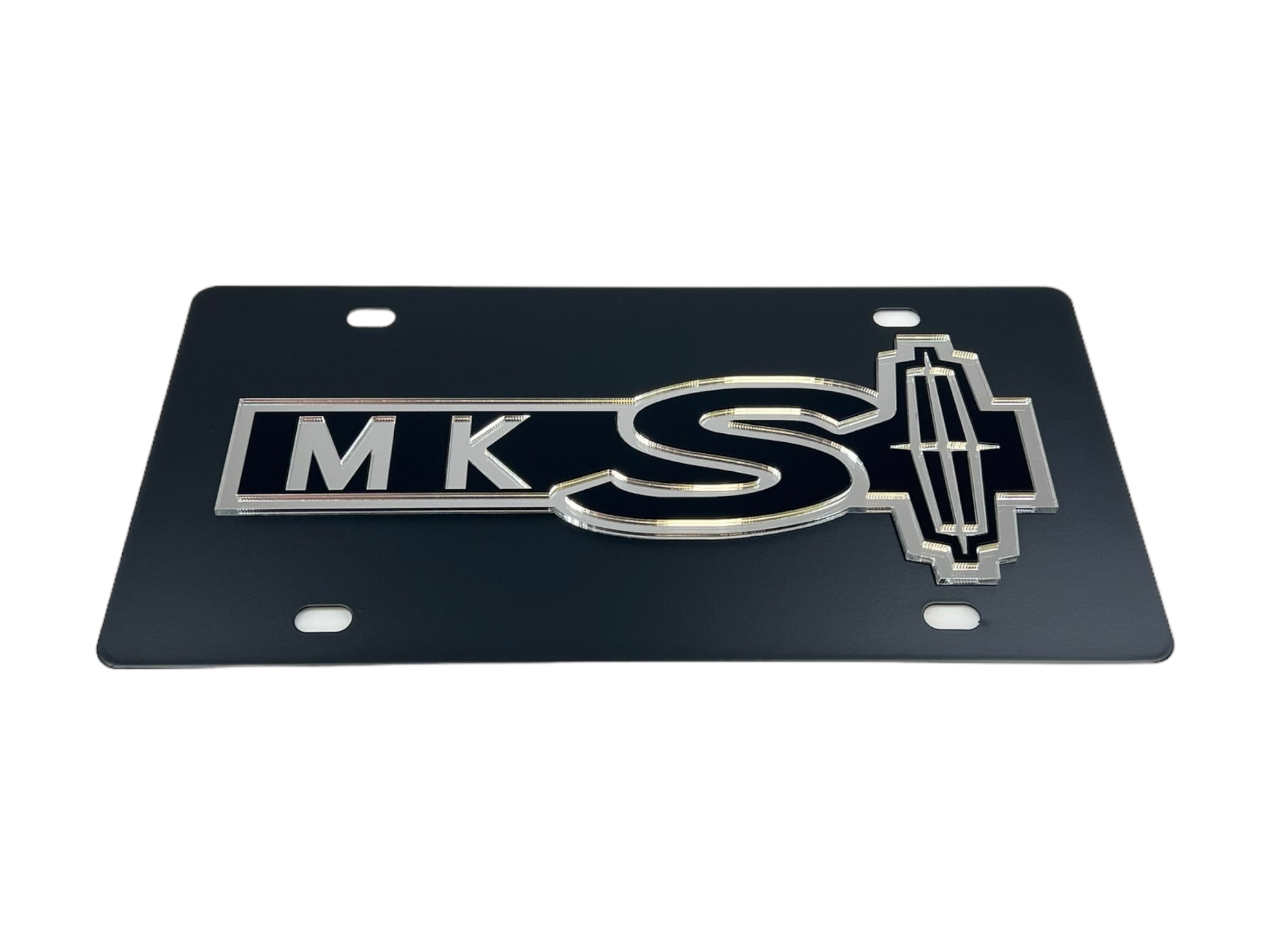 Lincoln MKS Carbon Steel License Plate