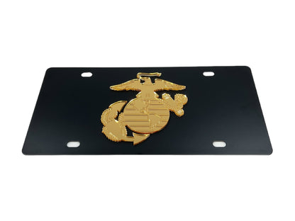 US Marines Carbon Steel License Plate