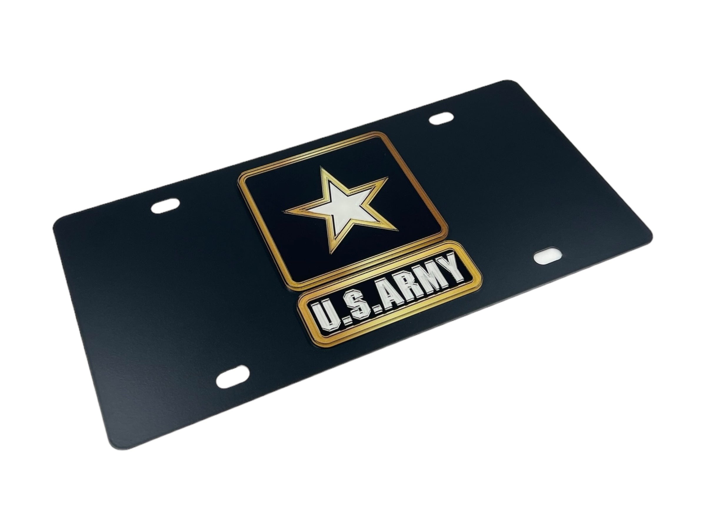 US Army Carbon Steel License Plate