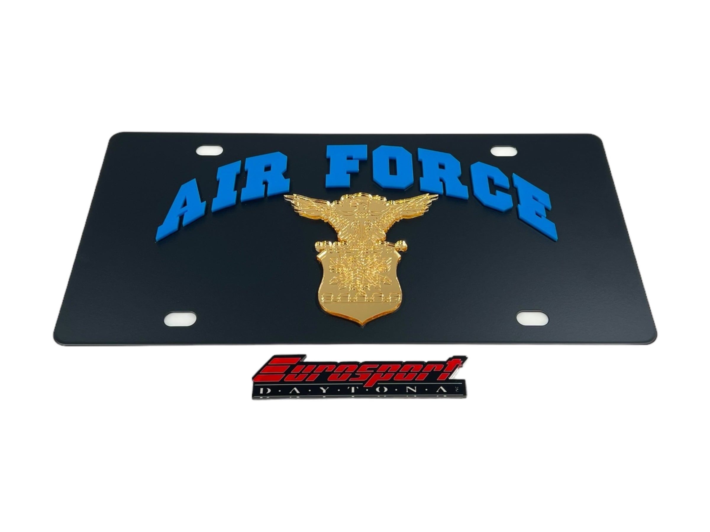 Air Force Carbon Steel License Plate