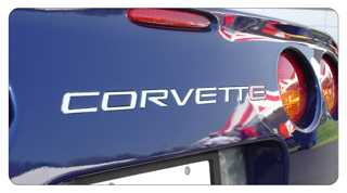 1997-2004 C5 Corvette Rear Bumper Lettering Kit