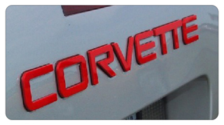 1991-1996 Chevrolet Corvette C4 Rear Letters