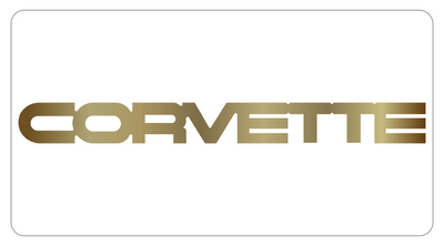 1984-1990 Chevrolet Corvette C4 Rear Letters