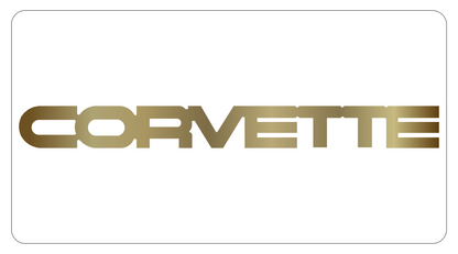 1984-1990 Chevrolet Corvette C4 Rear Letters